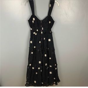 Free People Daisy Chain Cotton Midi Sun Dress